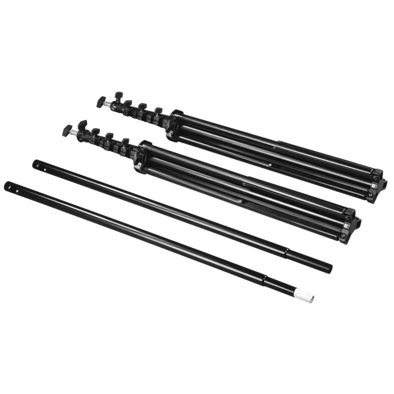 Photo backdrop stand Hama 00021202 Aluminium Black 2.95 m