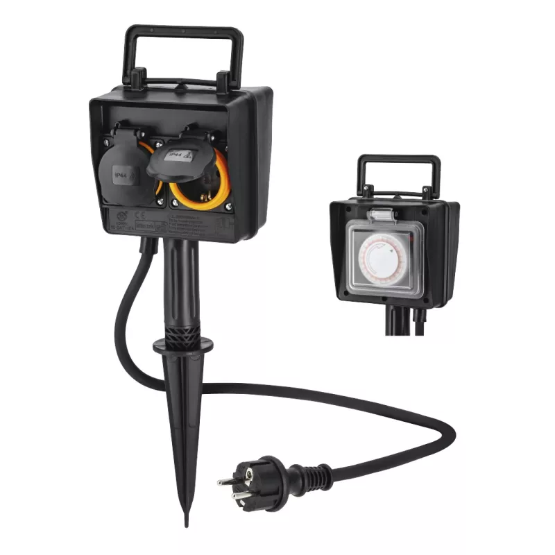 Hama 00223305 socket-outlet Black