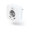 Hama 00223498 LED Night Light with Socket, 2 USB Outputs, Motion and Light Sensor