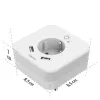 Hama 00223498 LED Night Light with Socket, 2 USB Outputs, Motion and Light Sensor
