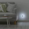 Hama 00223498 LED Night Light with Socket, 2 USB Outputs, Motion and Light Sensor