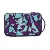 Pencil Case Herlitz 2 Go CamoPurple Polyester Blue Purple 210x130x60mm
