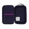 Pencil Case Herlitz 2 Go CamoPurple Polyester Blue Purple 210x130x60mm