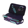 Pencil Case Herlitz 2 Go CamoPurple Polyester Blue Purple 210x130x60mm