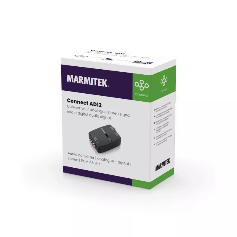 Marmitek Connect AD12 Black 25008412 HDMI Audio Extractor 4K