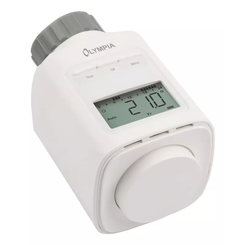 Radiator Thermostat Olympia HT 430-23A (model 73036) White, electronic control