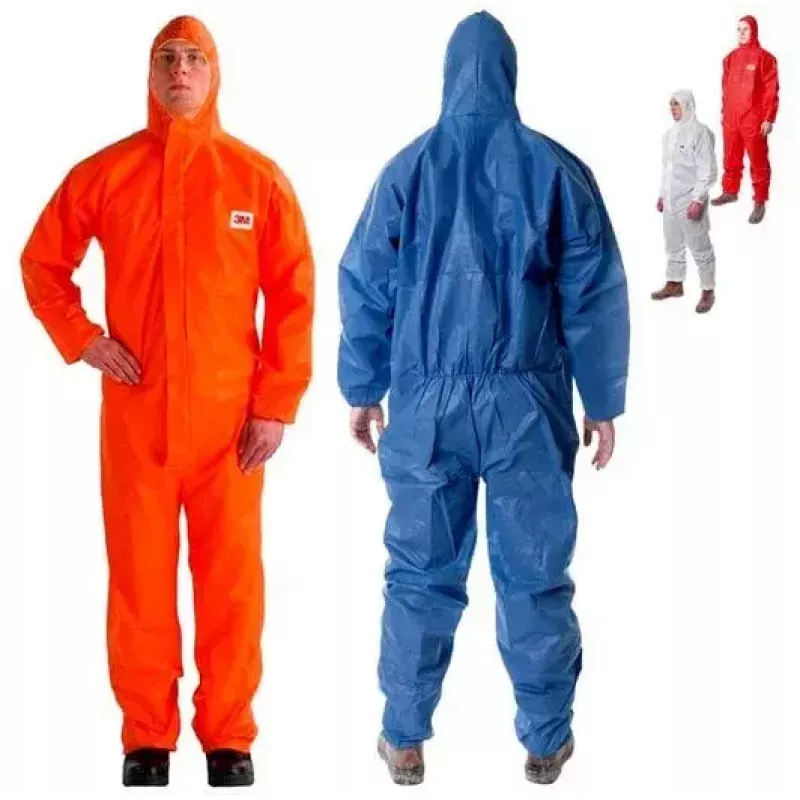Protective Coverall 3M 4515 White 3XL SMS Material Adult