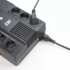 ACT Powercord CEE 7/7 male (angled) - C13 IEC Lock black 2 m, EL182S, 5-Pack