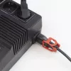 ACT Powercord CEE 7/7 male (angled) - C13 IEC Lock+ black 2 m, EL332S, 5-pack