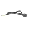 ACT Powercord C19 IEC Lock - open end black 2 m, PC1174, 5-Pack