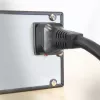 ACT Powercord C19 IEC Lock - open end black 2 m, PC1174, 5-Pack