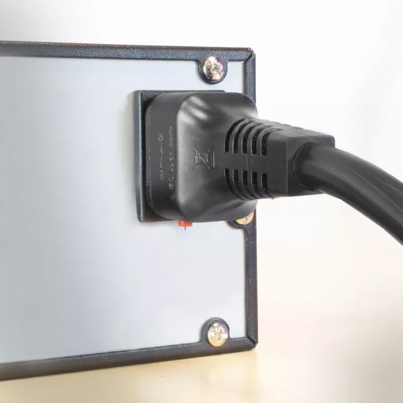 ACT Powercord C19 IEC Lock - open end black 2 m, PC1174, 5-Pack