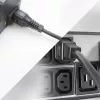 ACT Powercord C13 IEC Lock - C14 black 2 m, PC1021, 5-Pack
