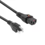 ACT Powercord USA male - C13 IEC Lock black 2 m, PC1063, 5-Pack
