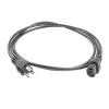 ACT Powercord USA male - C13 IEC Lock black 2 m, PC1063, 5-Pack