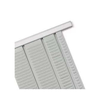 Nobo T-Card Support Rails 12 Link, Aluminium, Grey, Silver, 388 mm, 13 mm, 241 g, 37 mm