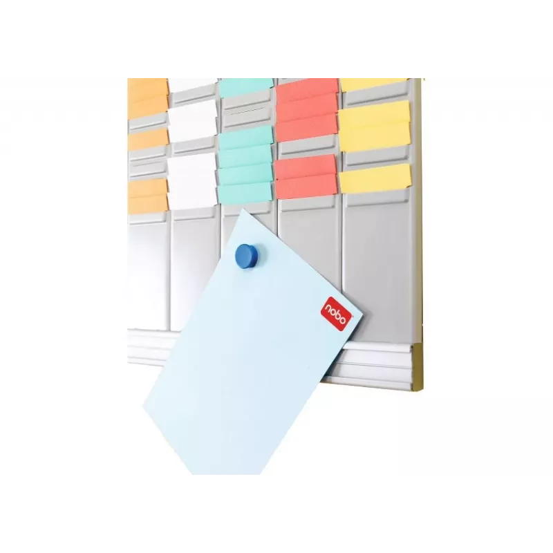 Nobo T-Card Link Bars Metal Size 24, Aluminium, White, 772 mm, 13 mm, 450 g, 36 mm