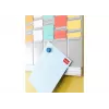 Nobo T-Card Link Bars Metal Size 24, Aluminium, White, 772 mm, 13 mm, 450 g, 36 mm