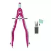 Bow Compass Herlitz 11122348 Cyan Pink