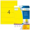 File labels HERMA A4 192x61 mm yellow paper matt opaque 80 pcs