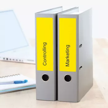 File labels HERMA A4 192x61 mm yellow paper matt opaque 80 pcs