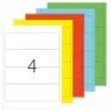 File labels HERMA A4 192x61 mm white paper matt opaque 100 pcs