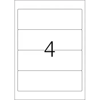 Self-adhesive printer label HERMA File labels A4 192x61 mm
