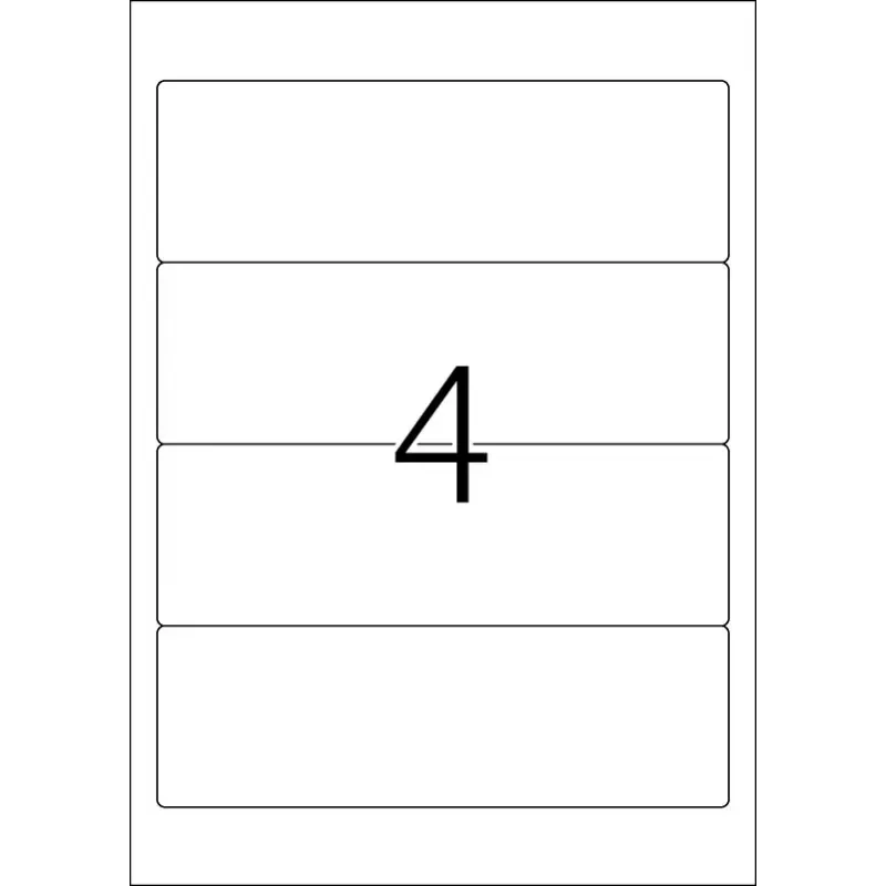 Self-adhesive printer label HERMA File labels A4 192x61 mm
