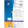 Self-adhesive printer label HERMA File labels A4 192x61 mm