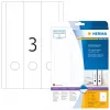 File labels HERMA A4 61x297 mm white paper matt opaque 75 pcs