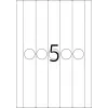 Suspension file labels HERMA 5165 A4 34x297 mm white paper matt opaque 125 pcs
