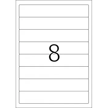 Self-adhesive printer label HERMA File labels A4 192x34 mm