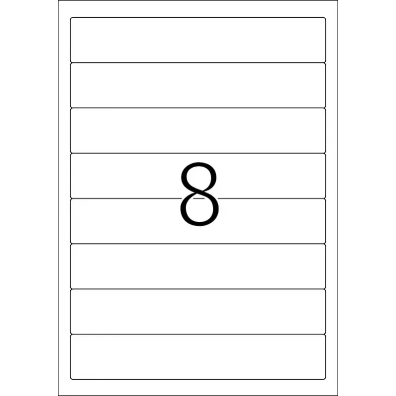 Self-adhesive printer label HERMA File labels A4 192x34 mm