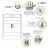 Self-adhesive printer label HERMA File labels A4 192x34 mm