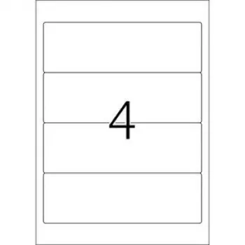 Inkjet file labels HERMA A4 192x61 mm white paper matt 100 pcs