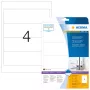 File labels HERMA A4 192x59 mm white paper matt opaque 100 pcs