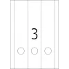 File labels HERMA 5159 A4 59x297 mm white paper matt opaque