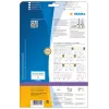 File labels HERMA 5159 A4 59x297 mm white paper matt opaque