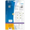 File labels HERMA A4 192x34 mm white paper matt opaque 200 pcs