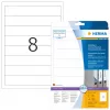 Removable file labels HERMA A4 192x34 mm white 200 pcs