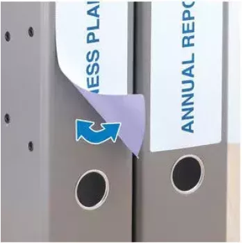 Removable file labels HERMA A4 192x59 mm white Movables
