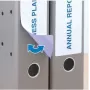 Removable file labels HERMA A4 192x59 mm white Movables