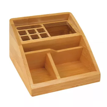 Desk Drawer Organizer WEDO 61 507 Bamboo Wood