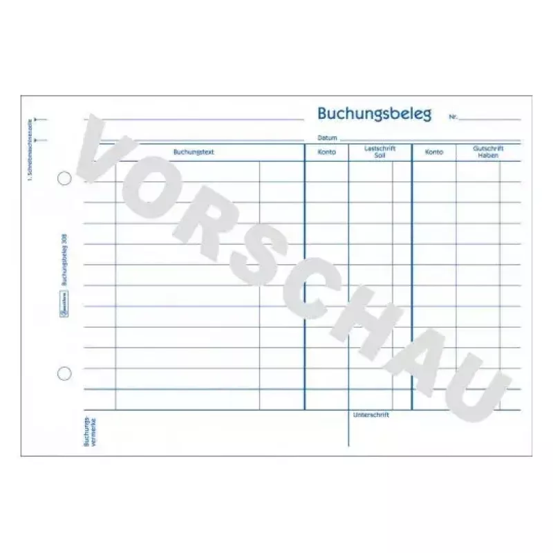Administration Book Avery 308 Blue White