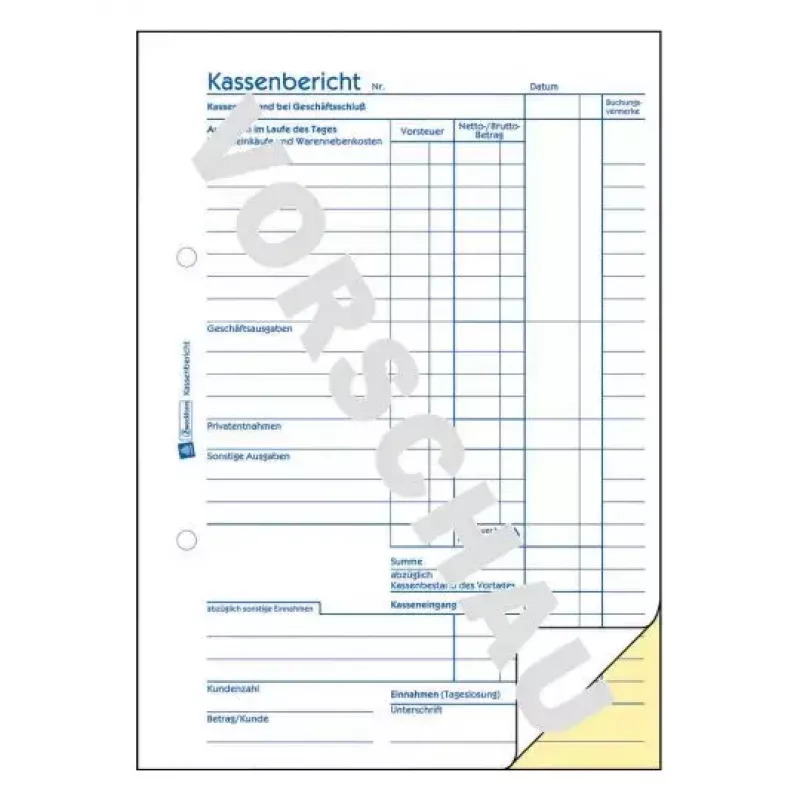 Administration Book Avery 317 Blue White
