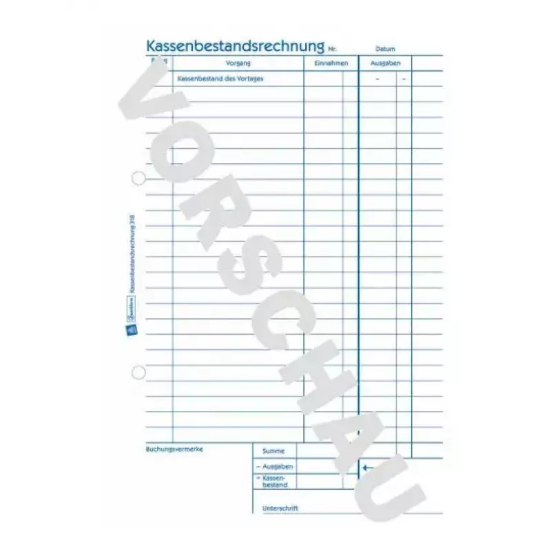 Administration Book Avery 318 Blue White
