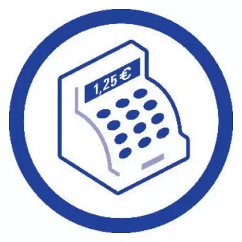 Administration Book Avery 450 Blue White