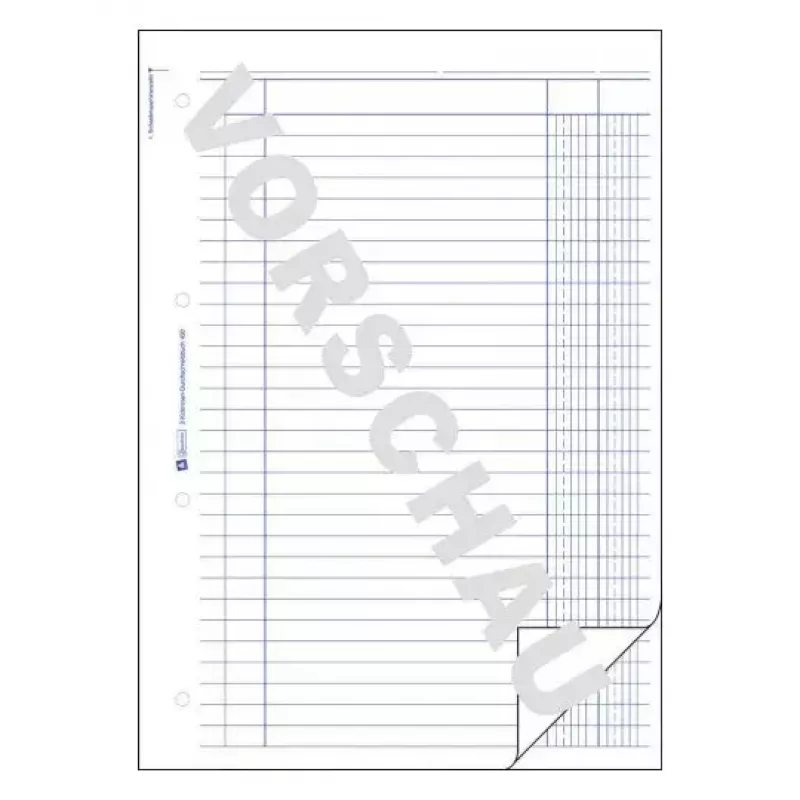 Administration Book Avery 450 Blue White