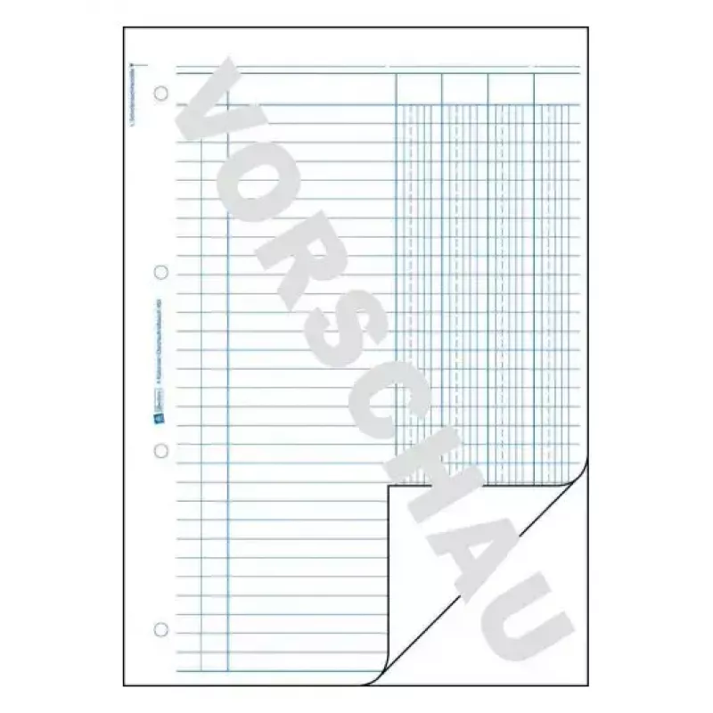 Administration Book Avery 452 Blue White