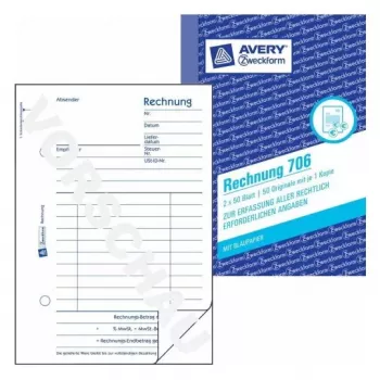 Administration Book Avery 706 White